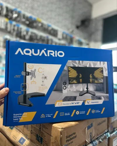 Suporte de Monitor Base Fixa " 14 - 32 " Aquário
