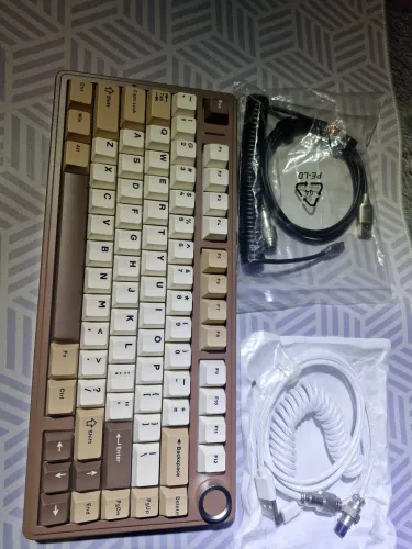 Teclado F75 Tri Mode + Brinde