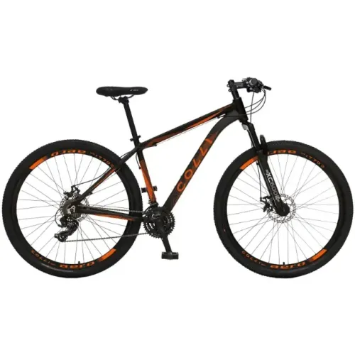 Bicicleta Aro 29 Colli Atalanta 21 Marchas Freio a Disco em Alumínio Quadro 17" - Preto/La