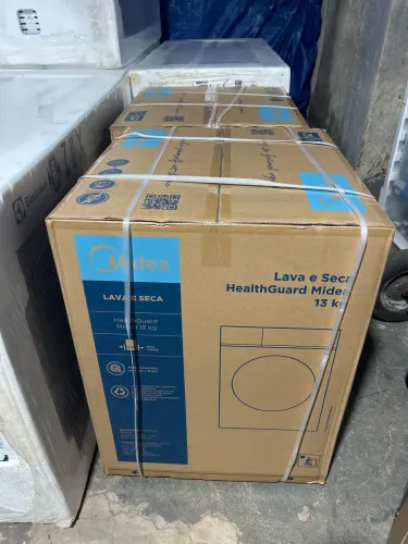 LAVA E SECA MIDEA 13 KG INOX TOP