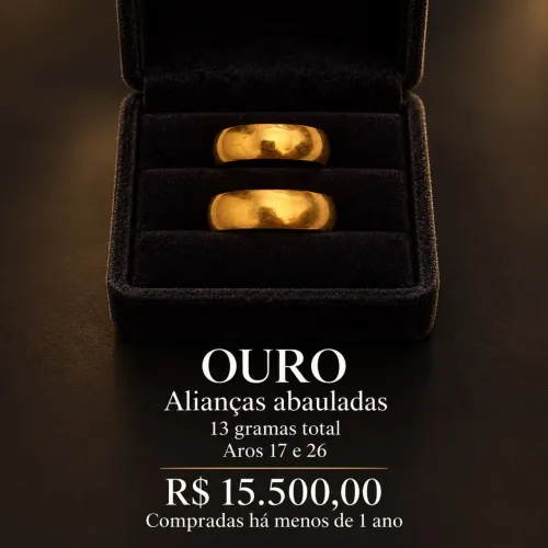ALIANÇAS ABAULADAS