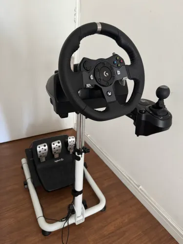     Logitech G920 + Shifter + Cockpit | Seminovo | Estado Impecável