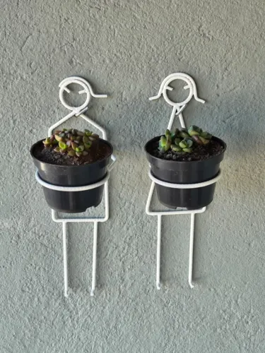 Suporte para plantas Kit menino e menina