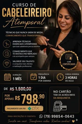 Curso de cabeleireiro