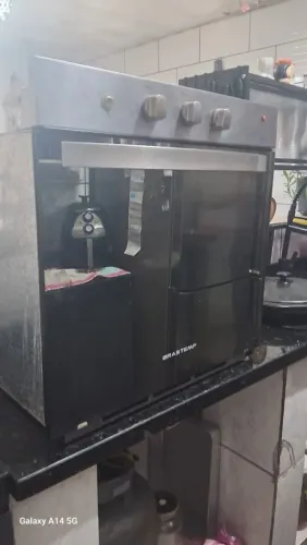 Forno Elétrico de Embutir Brastemp - 220V - Robusto e Conservado