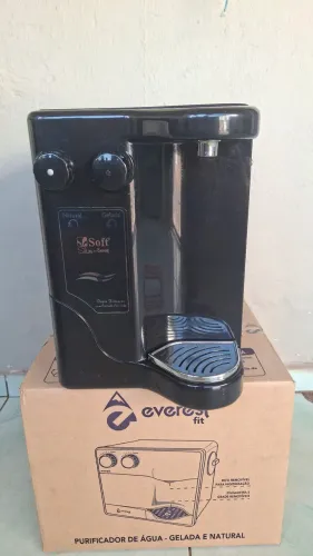 Purificador de água soft Everest slim preto