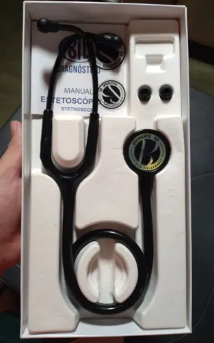 Estetoscópio BIC Eternity III Inox - Black Edition (Completo na Caixa)