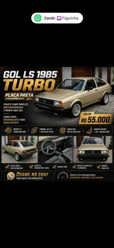 Volkswagen Gol L 1.3/ L/ LS/ C/ S/ BX/ Plus 1.6 1985