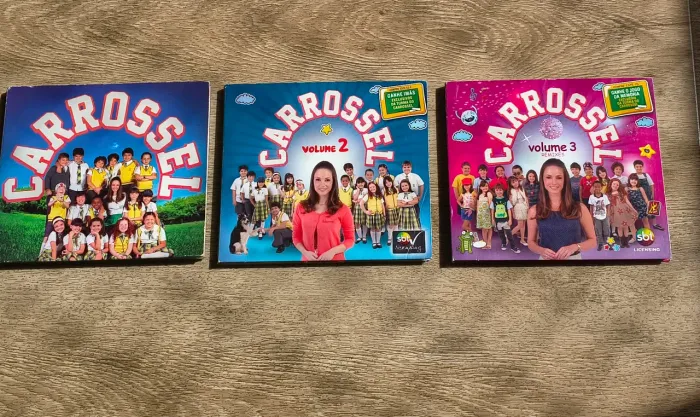 3 CDs da novela Carrossel