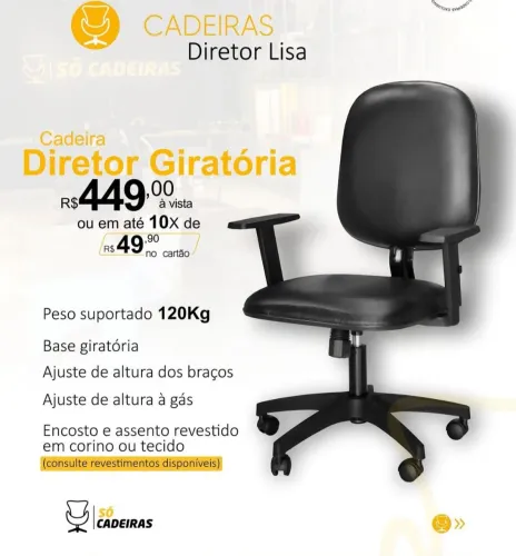 Cadeiras para estudos ou escritórios