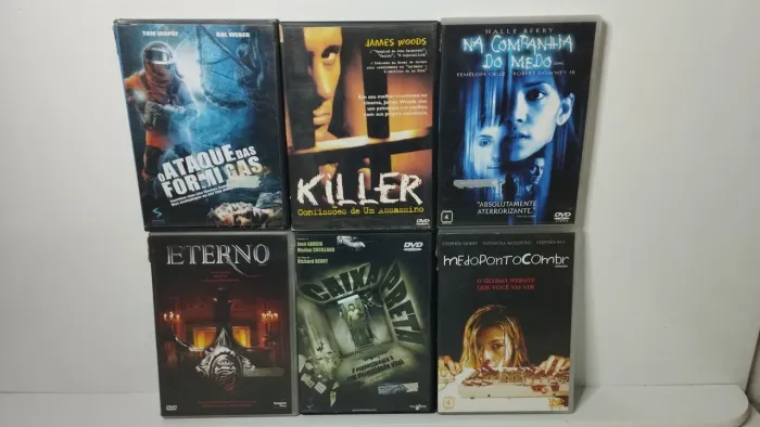 Lote de Terror 3 Originais R$:150 Reais