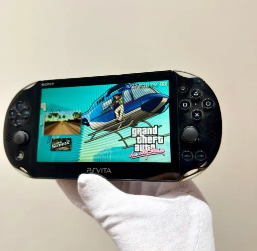 Ps Vita Slim Khaqui Desbloqueado 32 GB Cartão Original - Envio Olx Pay