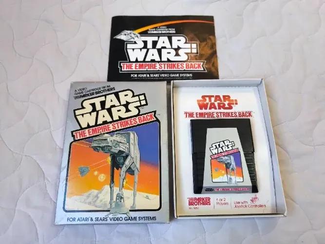 Star Wars The Empire Strikes Back - CIB Atari 2600 Jogo na Caixa