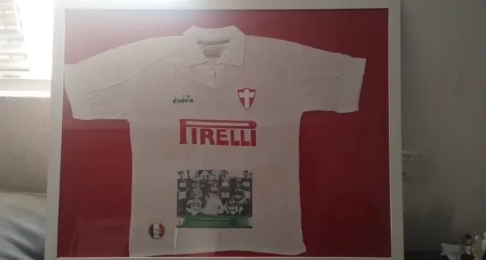 ITEM DE COLECIONADOR: Camisa Palmeiras Original  com moldura Comemoração de 90 anos