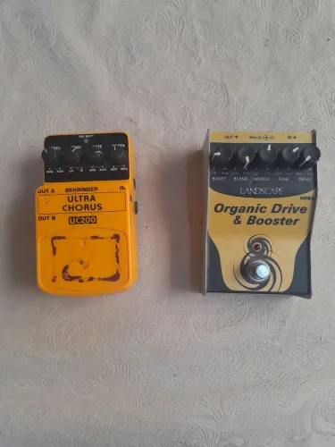 Combo Pedais de Guitarra: Behringer Ultra Chorus UC200 + Landscape Organic Drive ODB2
