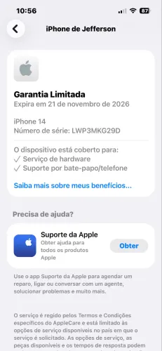 Vendo IPhone 13 128gb ainda na garantia