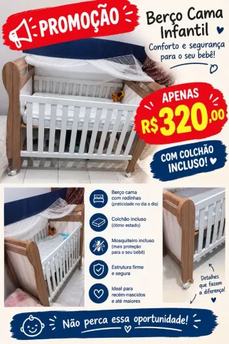 Berço Cama Infantil