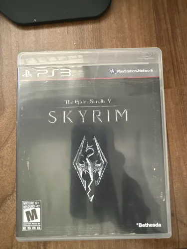 The Elder Scrolls Skyrim - PS3 - Edição com mapa e manual