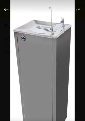 Bebedouro de Coluna Inox (Novo na caixa)