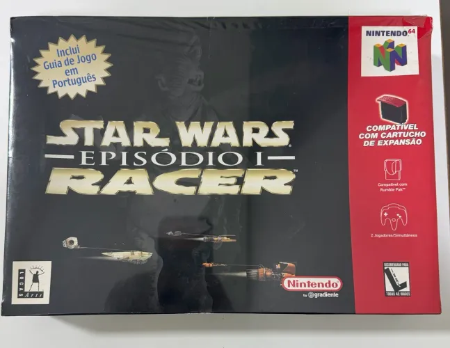 Jogo Star Wars Episódio I: Racer N64 - Na Caixa Original (Versão Gradiente) - LACRADA