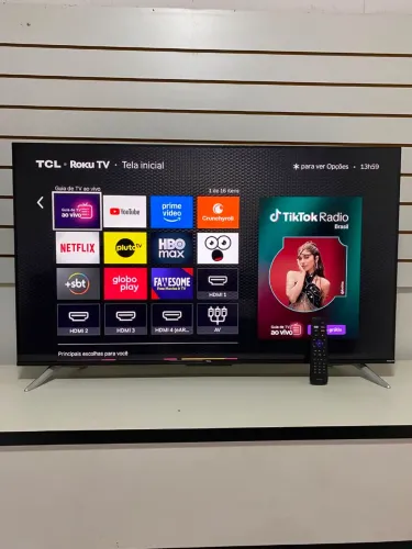 TCL ROKU 50 SMART WIFI COMPLETA 4K SEMINOVA