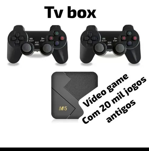 Vídeo game retrô com 20mil jogos antigos embutido 