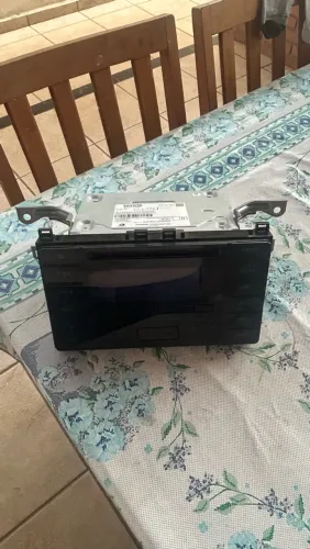 Moldura Multimídia Toyota Corolla 2015 a 2019 Original + Rafio Toyota - Black Piano