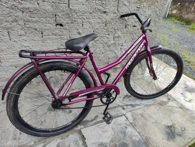 Bicicleta aro 26 freio a pé chapa dupla sem folgas