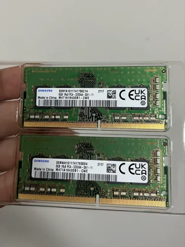 2x8gb Ram 3200Mhz notebook
