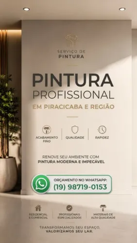  Pintor Piracicaba - Residencial, Comercial e Texturas