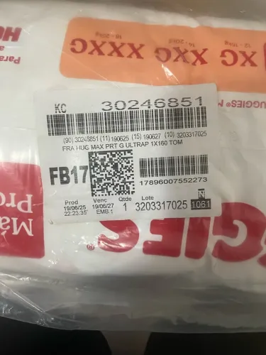 Fralda Huggies Máxima Proteção G 160 Unidades - Lacrada (Santa Cândida)