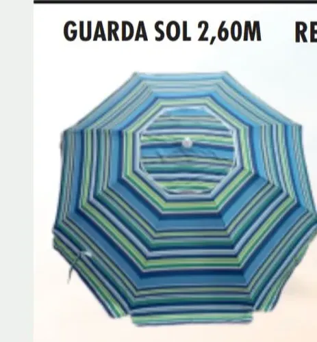 GUARDA SOL GRANDE 2.60M