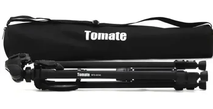 Tripé semiprofissional 1,40m Câmera E Celular Tomate Mtg-3014 + Bolsa
