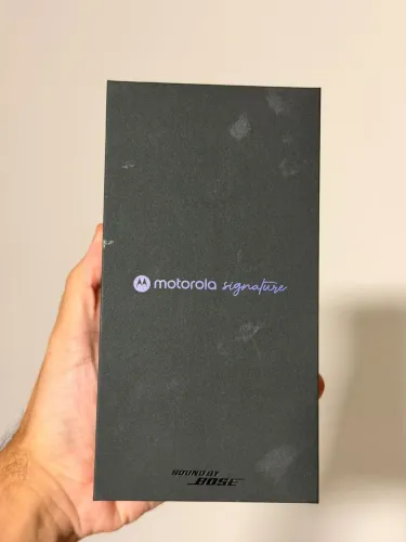 Motorola Signature 12/512GB Verde Preto Lacrado NF