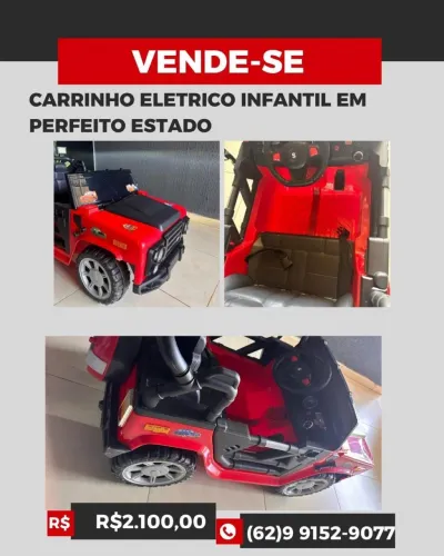 Carrinho elétrico infantil