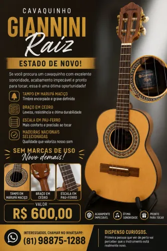 Cavaquinho Giannini Raiz