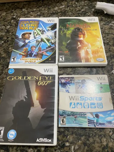 Jogos Nintendo Wii originais ( 4 jogos )