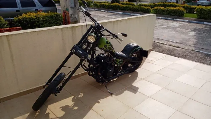Moto CB 450 custon shopper rat bike licenciada