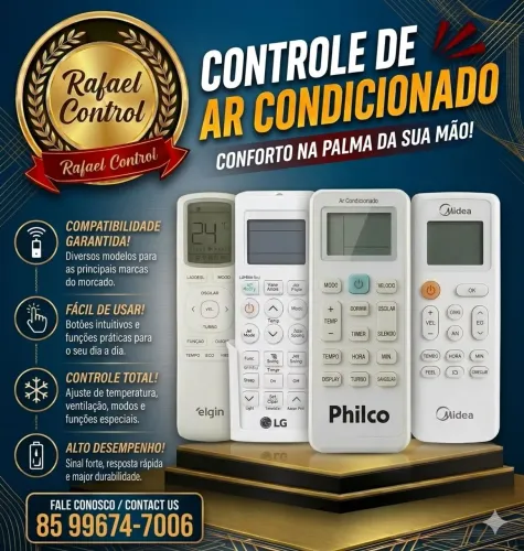 Controle remoto de ar condicionado