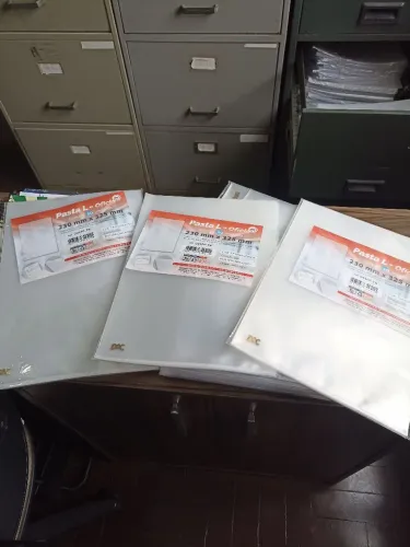 60 Pacotes com 10 unidades de Pasta Plástica em L, PP, Ofício e A4