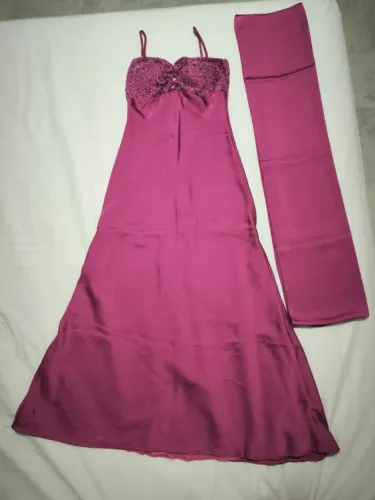 Vestido de festa longo roxo
