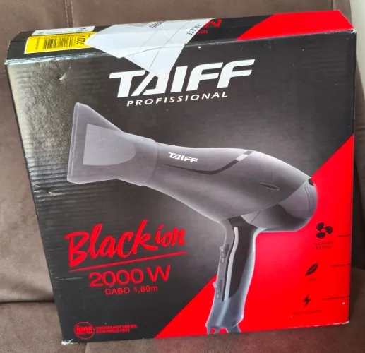 Secador Taiff Black Ion 2000W