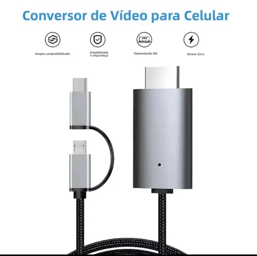 Cabo de espelhamento de smartphone LD39