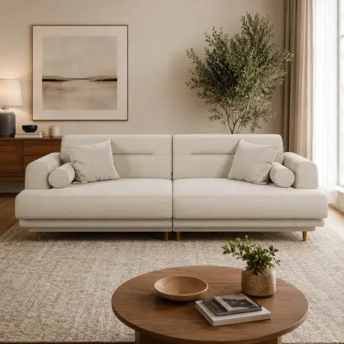 *Sofá Living Lisboa 2,40 cm Pronta Entrega.