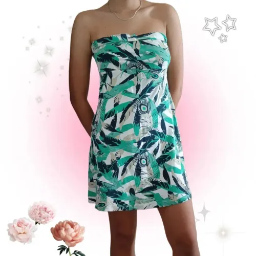 vestido tomara que caia Handara curtinho