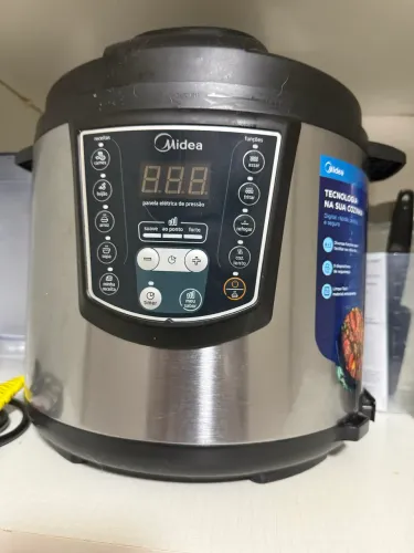 Panela elétrica de pressão midea - digital / inox 