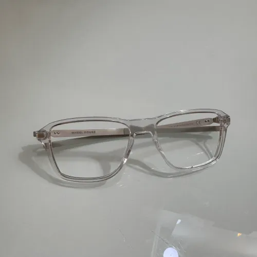 armação oakley wheel house original polished clear