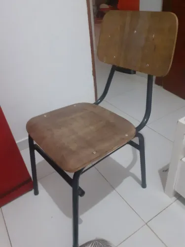 Cadeira Vintage de Ferro - Retirada no Local (Não Entrego)<br>