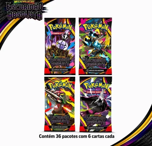 Box Display Pokémon ME05 Escuridão Absoluta