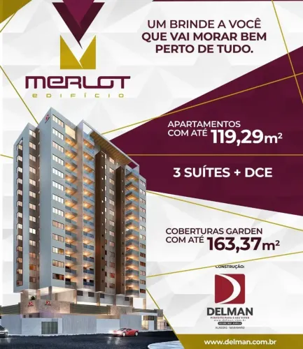 Merlot / 3 quartos ambos com suíte | à venda em Jatiúca - Maceió - AL